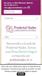 Mobile Screenshot of clinicadentalhiades.com